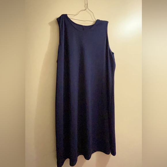 Simple Dark Blue formal/causal dress - Picture 2 of 2